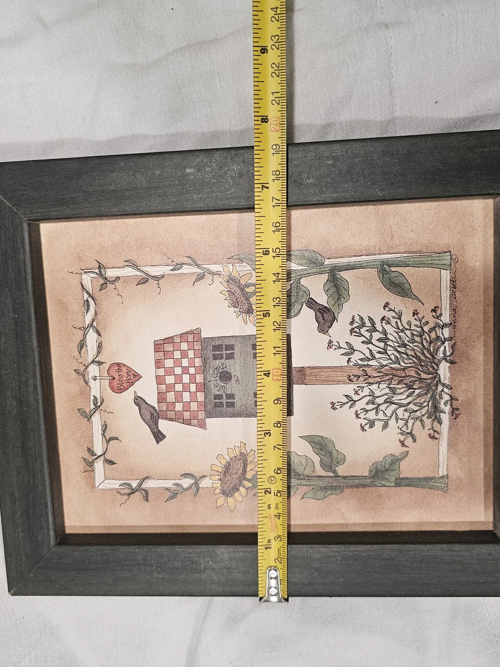 Linda Spivey Birdhouse Series Framed Art Prints Set of 3 Primitive Country